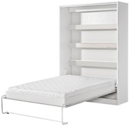 meble PEFE 140 półkotapczan pionowy łóżko chowane w szafie bez mat biały cz