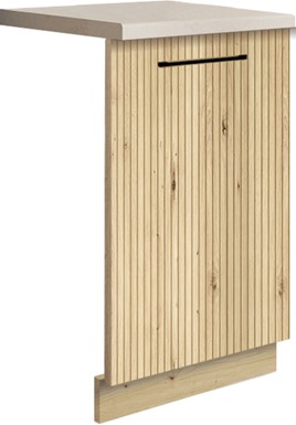 meble kuchenne VIVA front zmywarki 45 [zm45] ryfle dąb artisan