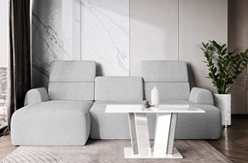 DO2 ława nowoczesny stolik kawowy 100x60 do salonu biały połysk beton