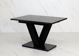 MASIV nowoczesny stół rozkładany do salonu jadalni 120x80 marmur roy czarny