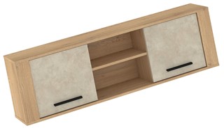 meble MIGES 13 szafka półka wisząca ścienna dąb cremona granada migdał