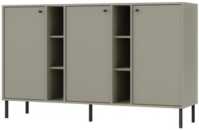 meble TOKYO 823 szeroka komoda do salonu na nóżkach eukaliptus N2