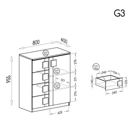 meble GUMI _03 komoda